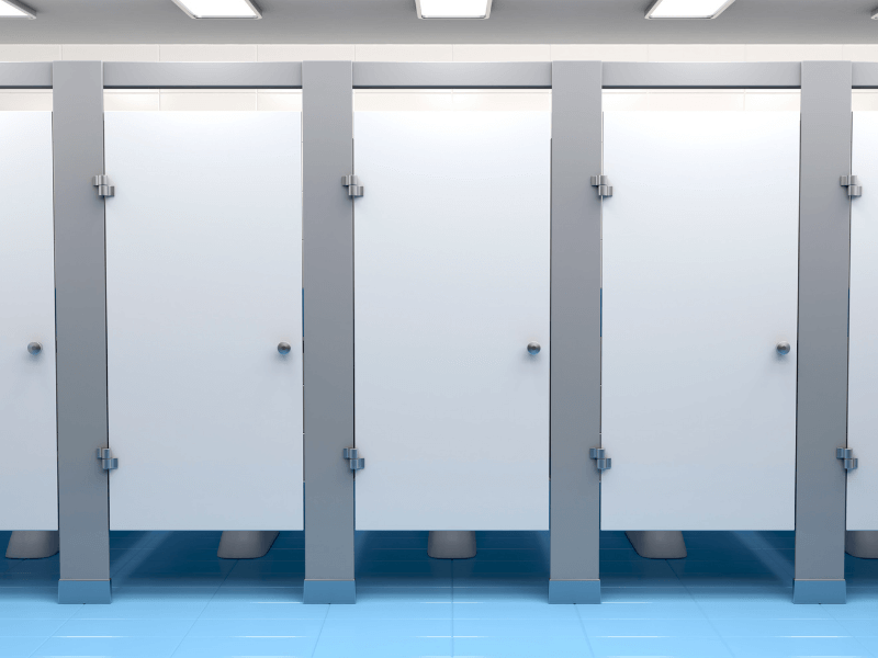 toilet cubicles